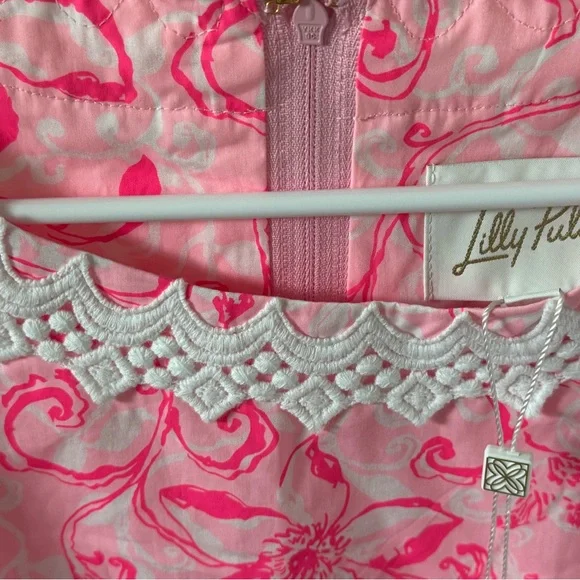 Lilly Pulitzer Pink and White Floral Dress - Picture 2 of 4
